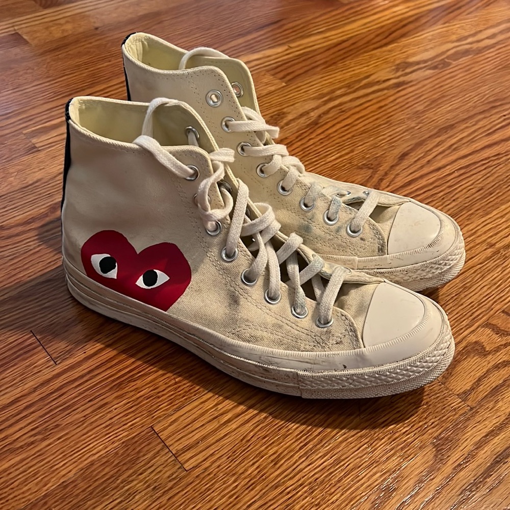 COMME des GARÇONS PLAY converse unisex Chuck Taylor high tops